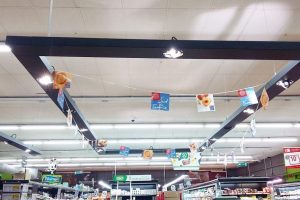 Rénovation éclairage supermarché